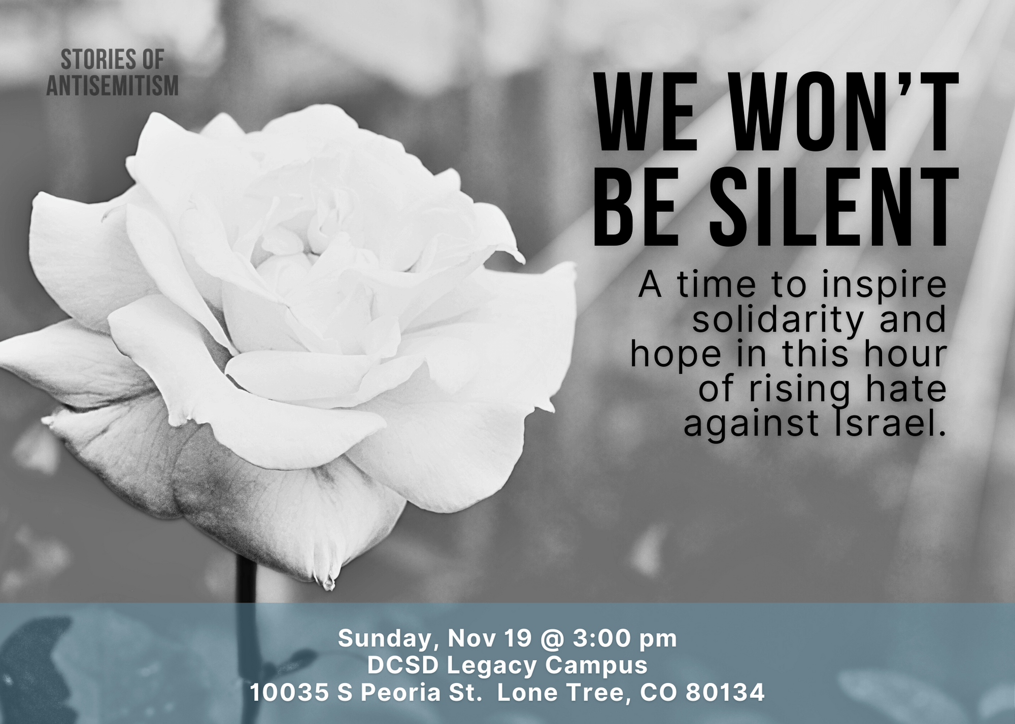 We wont be silent event