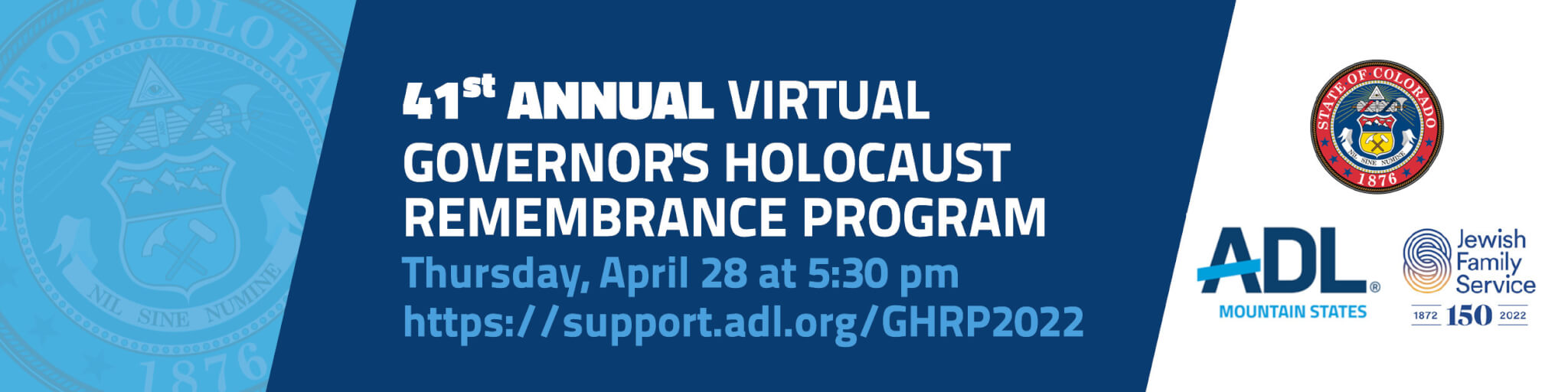 41st Annual Governor's Holocaust Remembrance Program