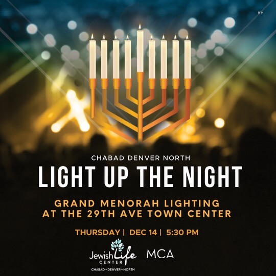 Light up the Night Chabad Denver North