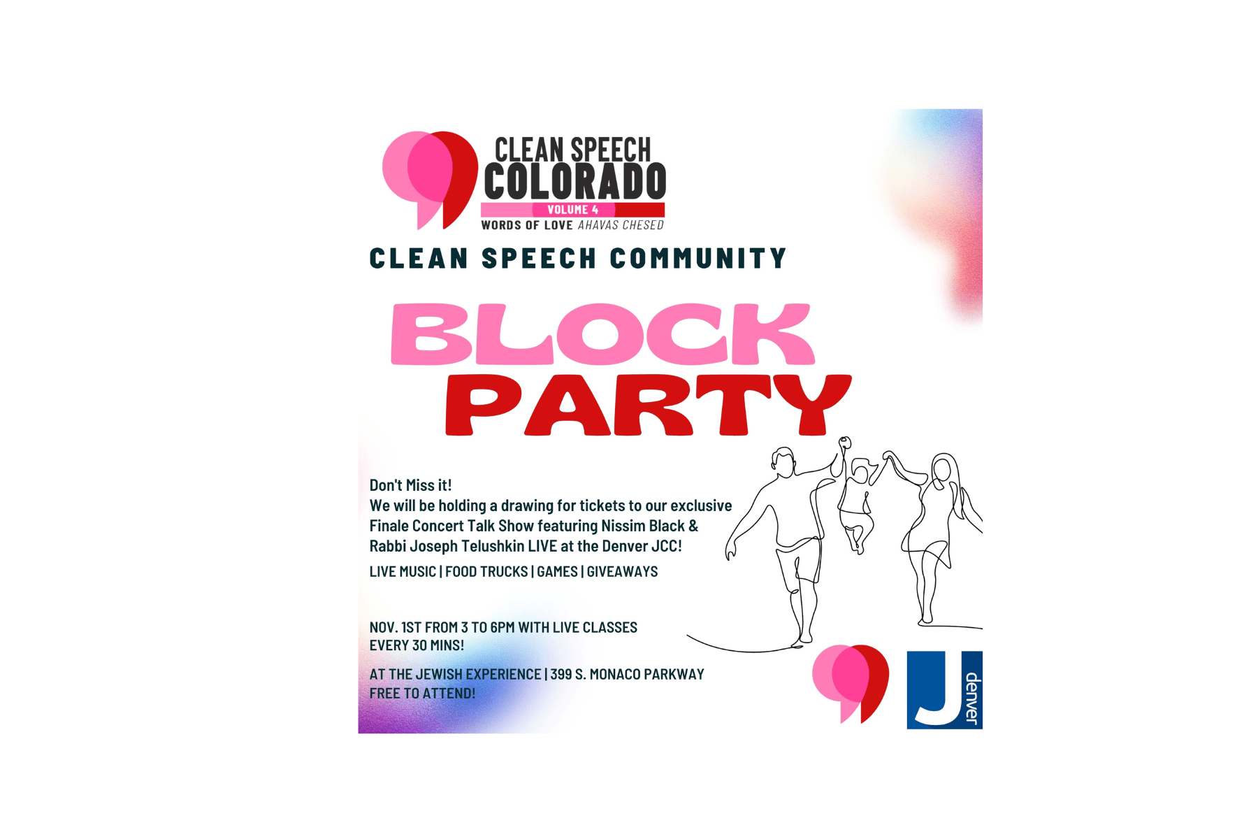 Clean Speech Colorado Block Party