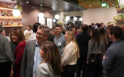 Real estate professionals plus Safta equals a night of non-stop networking