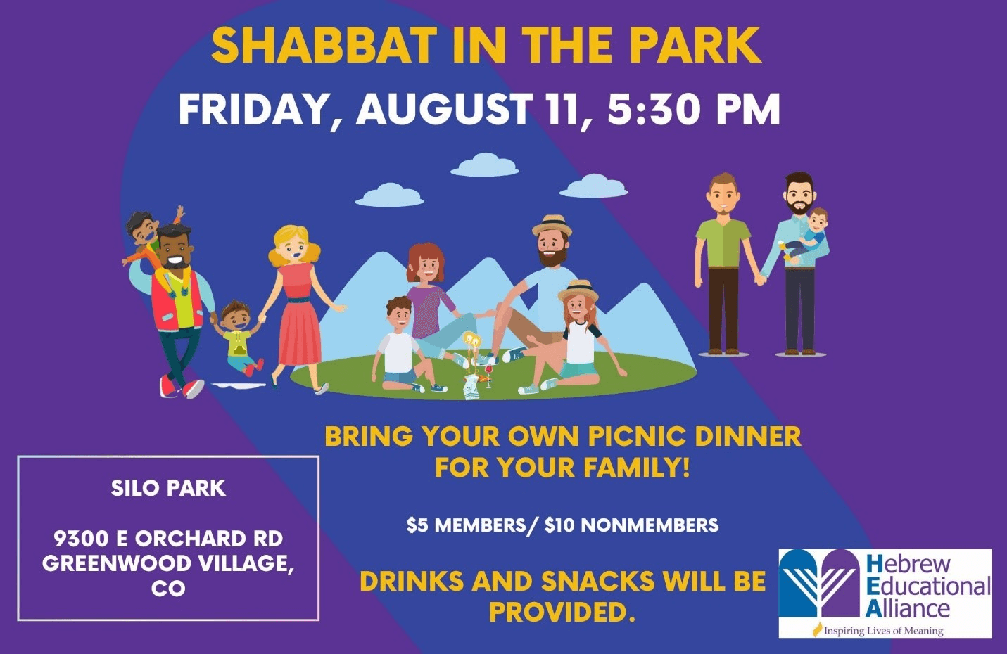 HEA Shabbat in the Park