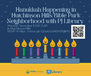 Hanukkah Happening in Hutchinson Hills/Bible Park