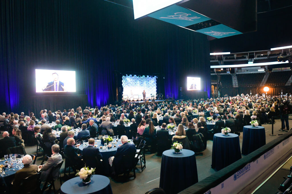 Packed house at Ball Arena for JEWISHcolorado's Signature Fundraising Event with Liev Schreiber