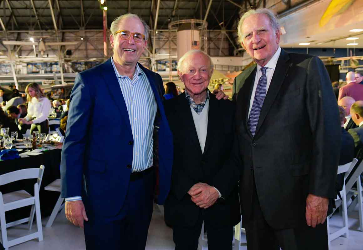 Michael Staenberg, Larry Mizel, and Norm Brownstein at MEN'S Event 2024