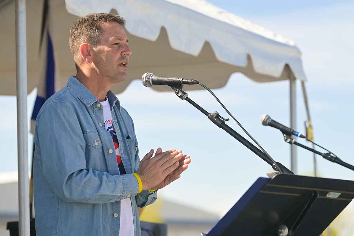 Eran Doron at JEWISHcolorado's 2025 Celebrate Israel Walk & Festival