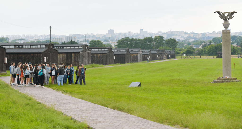IST at Majdanek Nazi concentration and extermination camp on the outskirts of the town of Lublin.