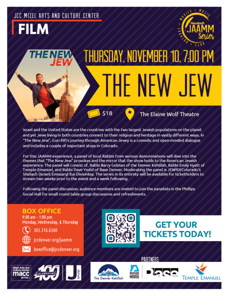 The New Jew presented by JCC Mizel Arts and Culture Film