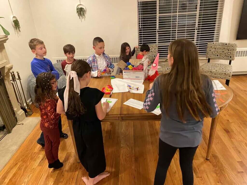 Ben Tal family and friends celebrating Shabbat of Love