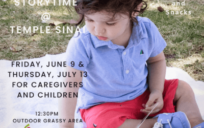 PJ Library Summer Story Time At Temple Sinai