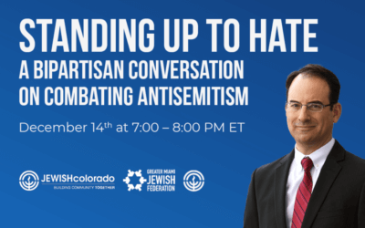 Standing Up To Hate: A Bipartisan Conversation On Combating Antisemitism