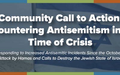 Community Call to Action: Countering Antisemitism