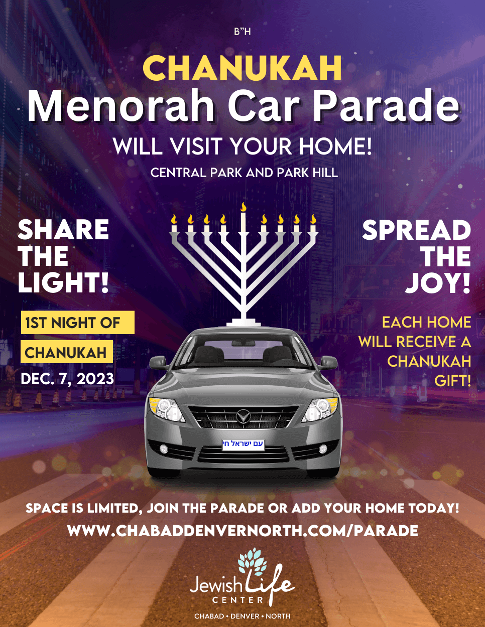 Hanukkah car parade