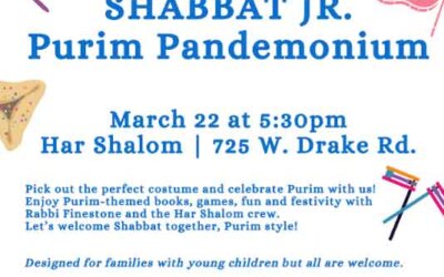 Shabbat Jr. Purim Pandemonium