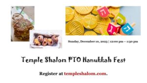 Temple Shalom PTO Hanukkah Fest