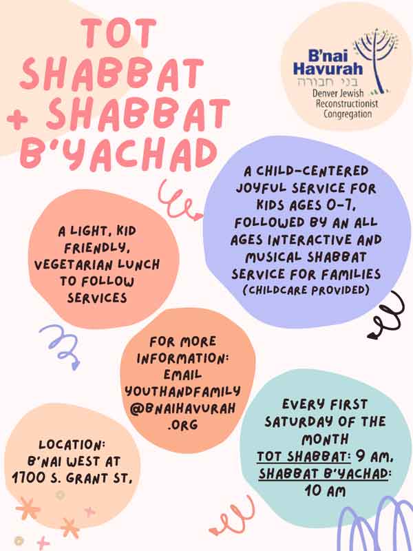 Tot Shabbat and B'Yachad